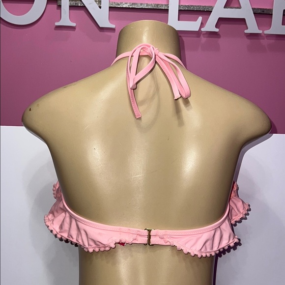 victoria secret  Ruffled Bikini Top with Patterned‎ Bottom zs M - Picture 10 of 16